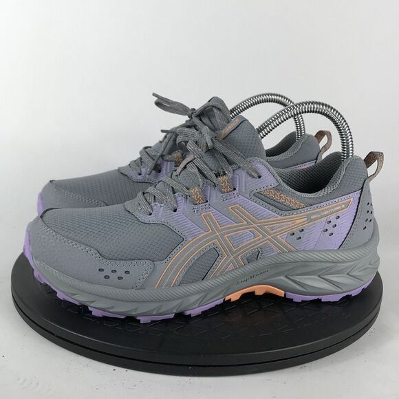 Asics Gel-Contend 6 Gray/Purple Athletic Running Shoes 1012B313 Women’s Size 7.5 - Picture 8 of 13
